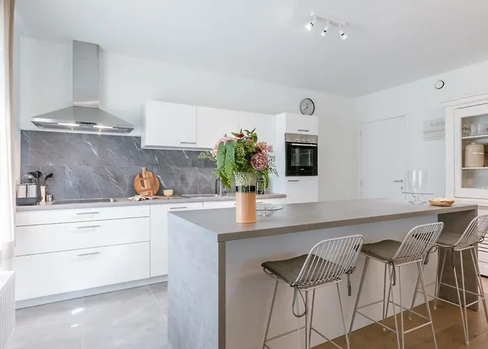 Luminous Near The Marina With Parking - 3br Appartement Oostende